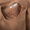 SECOND HAND Mani Camel Wool Asymmetric Wrap Vest