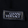 Secondhand Gianni Versace black sleeveless embellished knit top