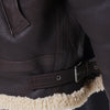 Secondhand Versace Leather Shearling Jacket - '00s