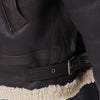 Secondhand Versace Leather Shearling Jacket - '00s