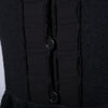 Secondhand Aspesi Black Wool Coat and Dress Set - '00s