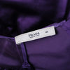 Secondhand Prada Spring 2007 Runway Purple Silk Bow Peplum Top - '00s