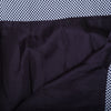 Secondhand Gucci Vintage Navy & White Micro-Check High-Waist Midi Skirt - '90s
