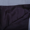 Secondhand Gucci Vintage Navy & White Micro-Check High-Waist Midi Skirt - '90s
