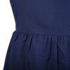 Secondhand Prada Mini Blue Dress with Off-the-Shoulder Neckline and Ruffled Hem- '10s