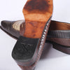 Secondhand Collection Privèe Multicolor Croc-Embossed Leather Penny Loafers- '00s