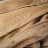 Secondhand Denimaxx Beige Sheared Shearling Fur-Trim Maxi Coat