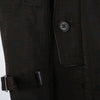 Secondhand Karen Millen Brown Monogram Jacquard Belted Trench Coat - '00s