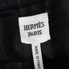 Secondhand Hermès Black Grained Goatskin Leather Shorts - '20s