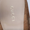 Secondhand Gucci Suede & Guccissima Cork Hollie Wedge Sandals - '10s