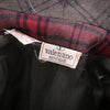 second hand Valentino Boutique Vintage Tartan Wool Blazer With Sculpted Shoulders - '80s