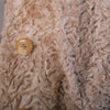 Secondhand Collection Privée Vintage Beige Astrakhan Shearling Coat -'60s