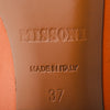 Secondhand Missoni Orange Upper And A Distinctive Multicolor Striped Block Heel - '10s