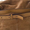 Secondhand Saint Laurent Nadja Brown Floral Suede Handbag – '00s