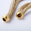 Secondhand Missoni 18k Yellow Gold and Black Bead Statement Necklace - '80s