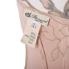 Secondhand Blumarine Sheer Silk Slip Dress With Floral Appliqué - '90s
