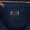 Secondhand Prada Denim Canapa Logo Tote