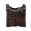 Fendi Zucca Canvas FF Flat Messenger Bag Secondhand
