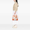 Prada Saffiano Trimmed Canvas Canapa Satchel Secondhand