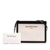 Balenciaga Canvas Navy Pochette Crossbody Secondhand
