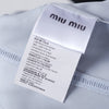 Secondhand Miu Miu Pale Blue Structured Cocktail Dress - '10s