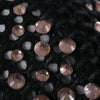 Secondhand Marco de Vincenzo Black Crystal-Embellished Mesh Bomber - '10s