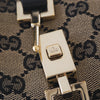 Secondhand Gucci Vintage GG Canvas Hobo Bag with Leather Trim – '00s