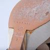 Secondhand Casadei Brown Crocodile Effect Leather Wedge Sandals - '10s