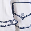 second hand Roberta Di Camerino Nautical Trompe-L'œil Cotton Coat