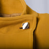 Secondhand Max & Co Mustard Wool Blend Coat - '10s