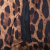 Secondhand Dolce&Gabbana Black Tailored Sheath Dress with Leopard Print Details -'00s