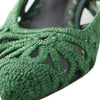 Secondhand Dolce & Gabbana Green Slingback Pumps - '10s