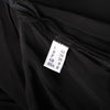 second hand Moschino Cheap & Chic Vintage Black Rayon Draped Knot Maxi Skirt