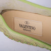 Secondhand Valentino Green Mesh and Lace Espadrille Flats - '10s
