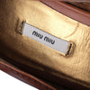 Secondhand Miu Miu, Cammeo Baroque, leather wedge - '00s
