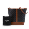 Celine Medium Triomphe Coated Canvas Bucket Bag Secondhand