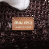 Miu Miu Mini Raffia Logo Handbag Secondhand