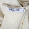 Secondhand Danamé Metallic Ruched Cut-Out Mini Dress - '20s