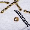 Secondhand Moschino Resort White Gold Chain Skirt