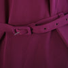 Secondhand Prada Purple Silk Co-Ord Set Tunic Top & Tailored Trousers- '90s