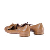 Secondhand Miu Miu Nude Patent Leather Flats with Ruffle Detailing - '10s