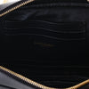 Secondhand Saint Laurent Black Matelasse Leather Mini Lou Camera Bag - '20s