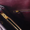 Secondhand Saint Laurent Paris Burgundy Smooth Calfskin Leather Medium Sac De Jour Bag - '10s