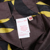 Secondhand Marni Sleeveless Dress Featuring Brown and Yellow Geometric Circle Pattern - '10s