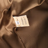 Secondhand Emporio Armani Brown Checked Blazer with Velvet Trim