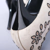 Secondhand Alexander Mcqueen Floral Cutwork Leather Pumps -'00s