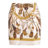 Secondhand Oxygene Silk Skirt with Baroque Tassel Print - '10s