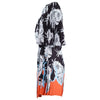 Secondhand Prada Dahlia Flame Print Wrap Dress - '20s