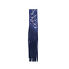 Secondhand Hermès Les Clés à Pois Fringed Twilly Bleu Marine - '20s