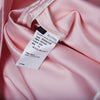 Secondhand Rochas Pink Structured Mini Dress with Floral Embroidery - '10s